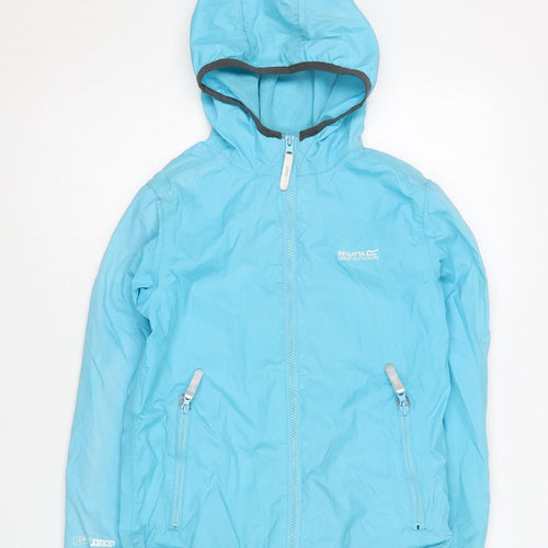Regatta Boys Blue Windbreaker Jacket 9-10 Yrs