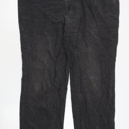 Marks and Spencer Black Corduroy Men's Trousers