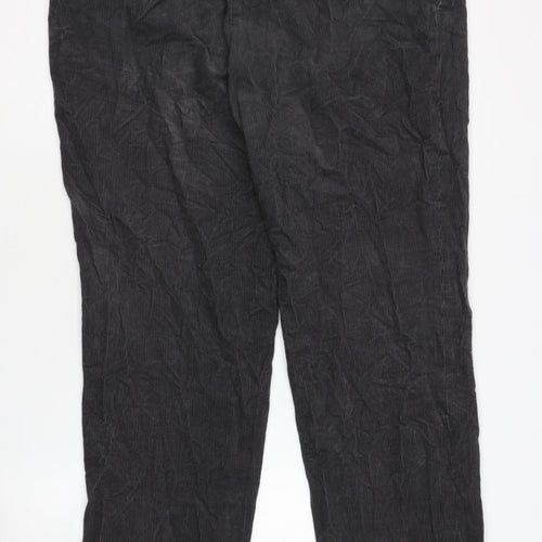 Marks and Spencer Black Corduroy Men's Trousers