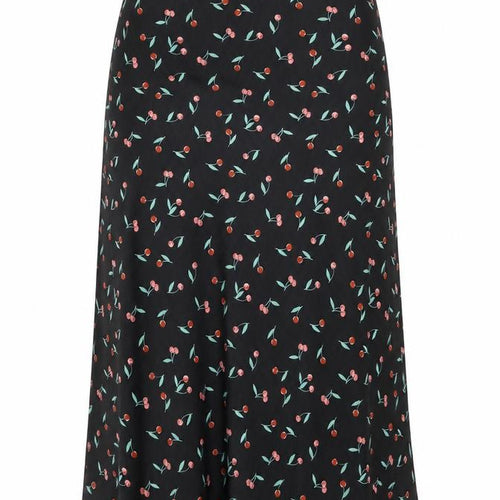 ASOS Women's Black Floral Midi Pencil Skirt Size S