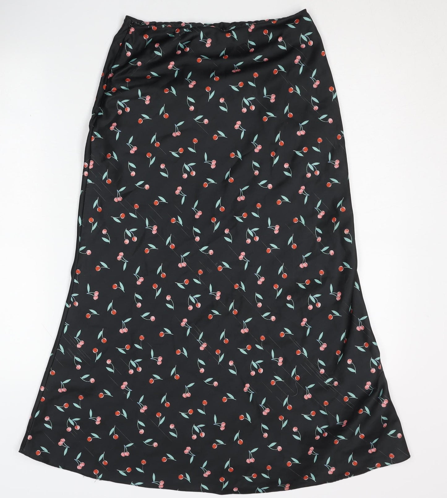 ASOS Women's Black Floral Midi Pencil Skirt Size S