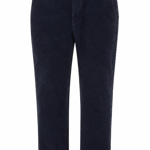 Marks and Spencer Men's Blue Corduroy Trousers, 36 in