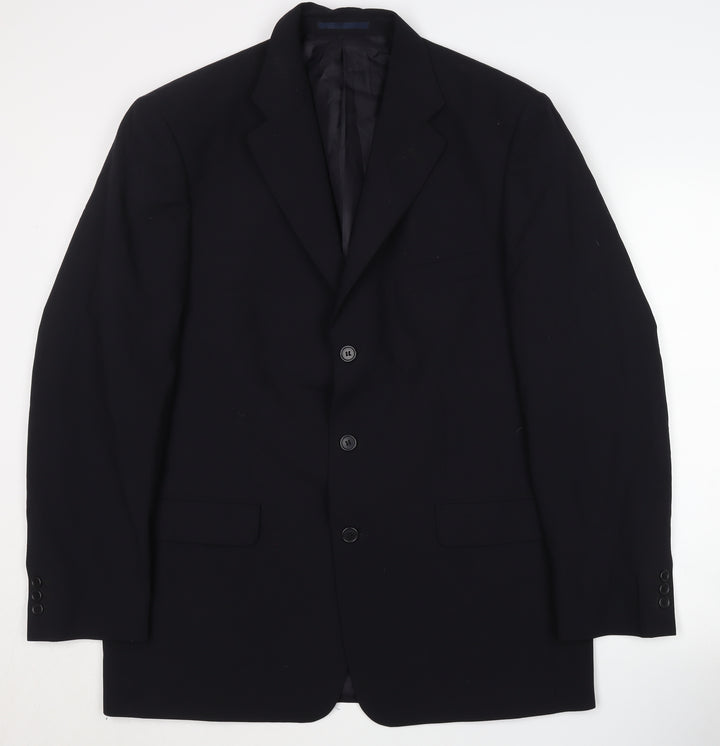 Westbrook Men's Black Blazer 42R Wool Blend Formal Jacket