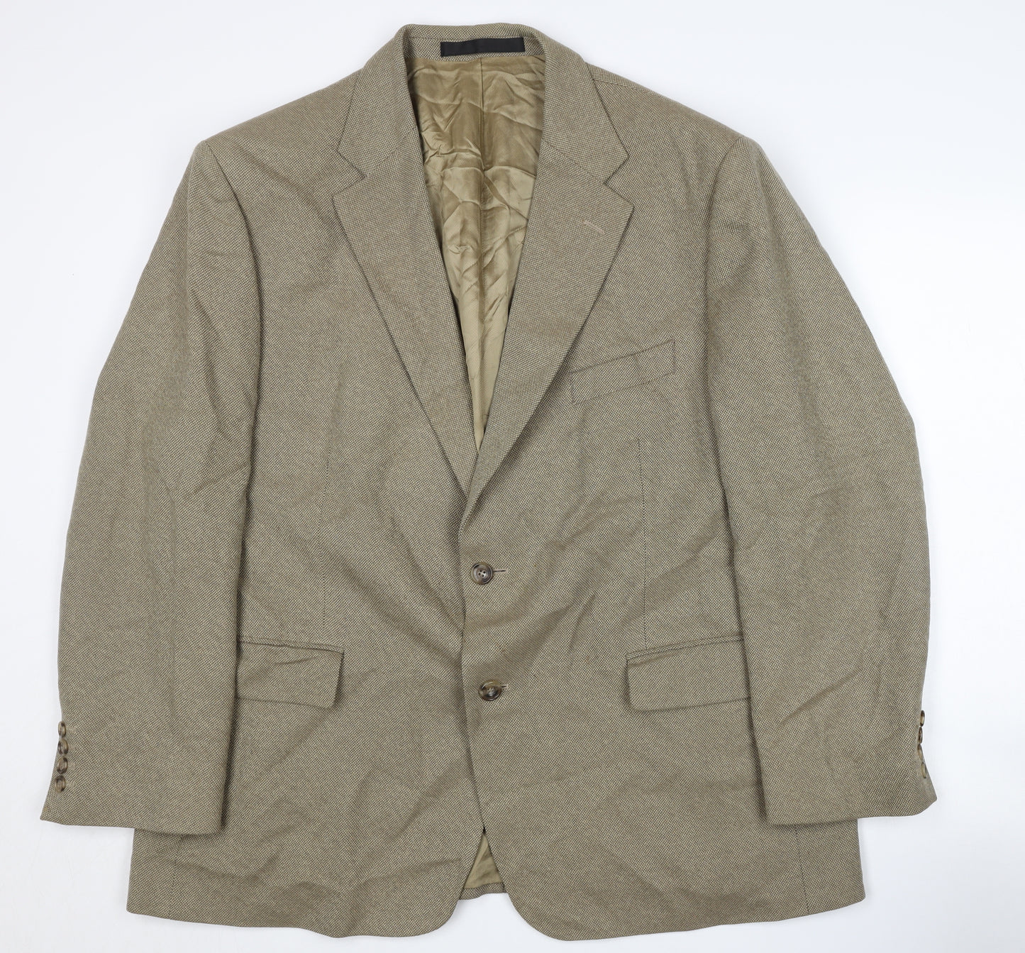Marks and Spencer Men's Beige Blazer 46 Short Wool