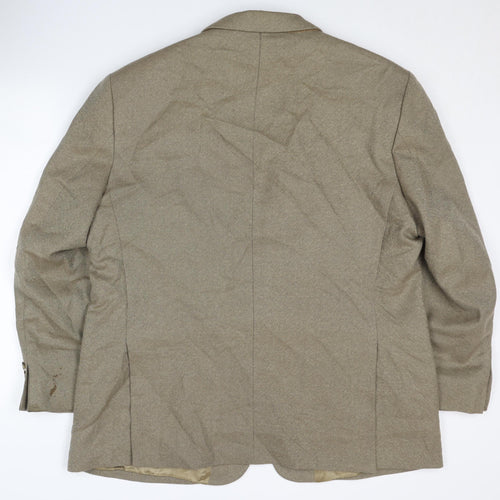 Marks and Spencer Men's Beige Blazer 46 Short Wool