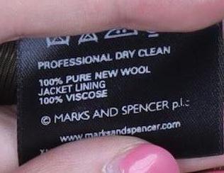 Marks and Spencer Men's Beige Blazer 46 Short Wool