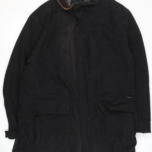 Marks and Spencer Men's Black XL Overcoat