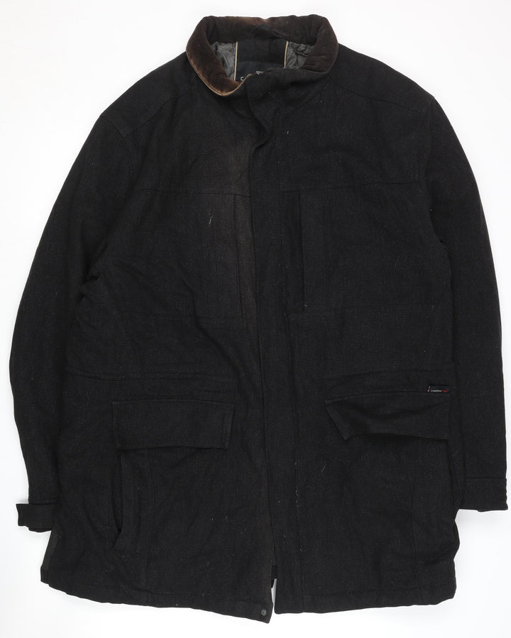 Marks and Spencer Men's Black XL Overcoat