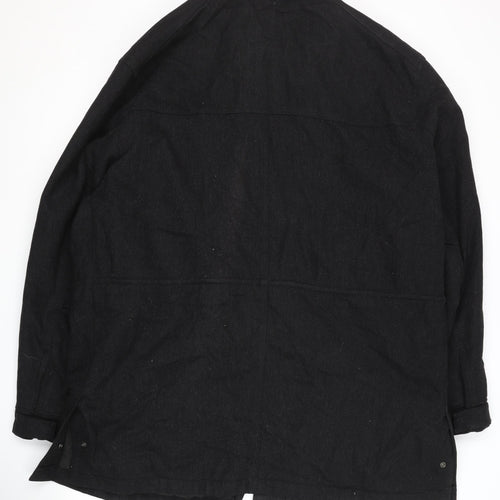Marks and Spencer Men's Black XL Overcoat