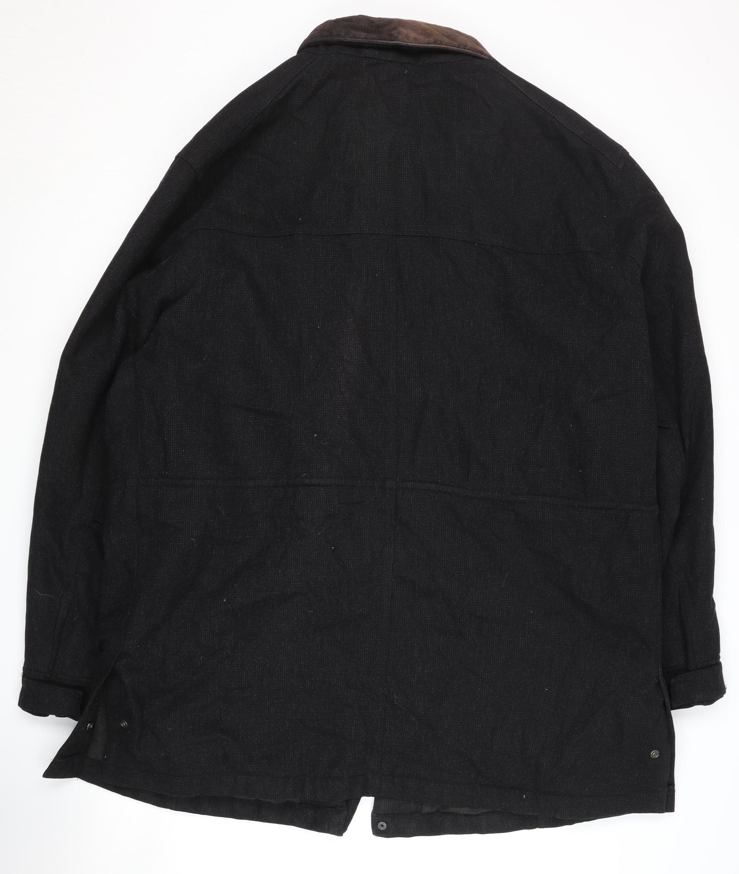 Marks and Spencer Men's Black XL Overcoat
