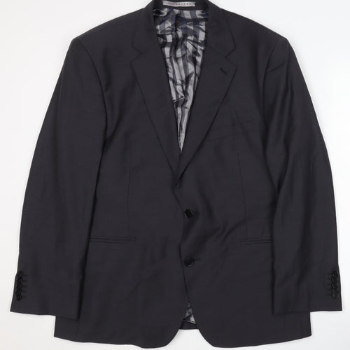 Alexandre Men's Black Blazer 44 Classic Short Jacket