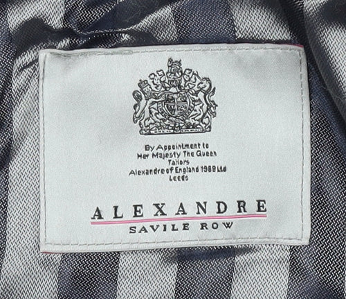Alexandre Men's Black Blazer 44 Classic Short Jacket