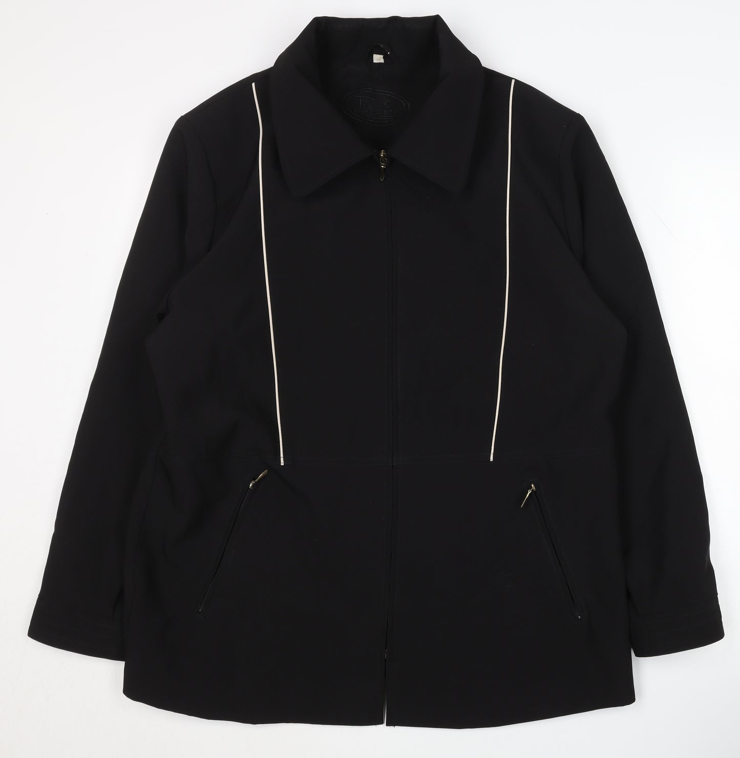JBC Collection Women's Black Basic Jacket Size 16
