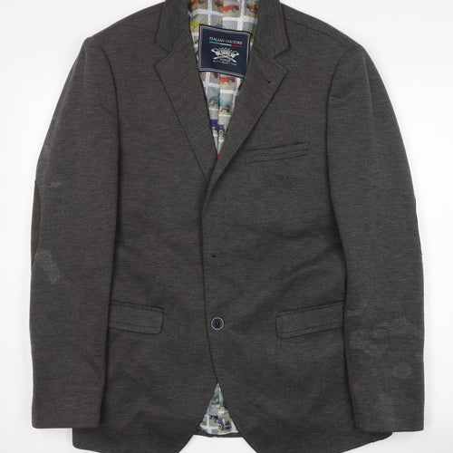 Italian Couture Men's Grey Blazer Size 40 Jacket