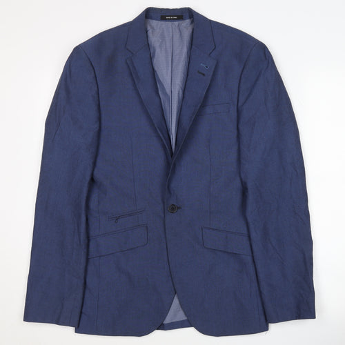 Cedar Wood State Men's Blue Slim Fit Jacket 36R