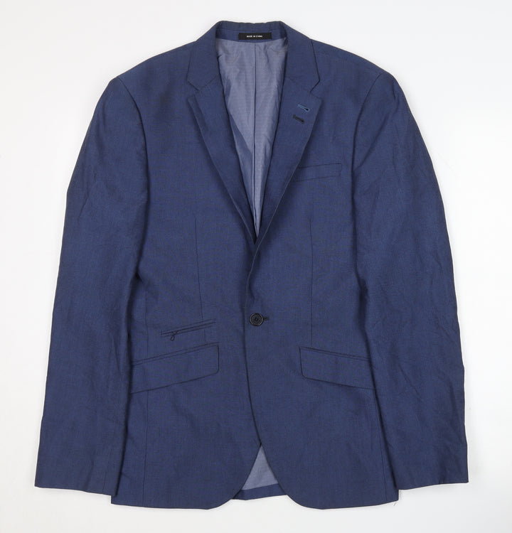 Cedar Wood State Men's Blue Slim Fit Jacket 36R