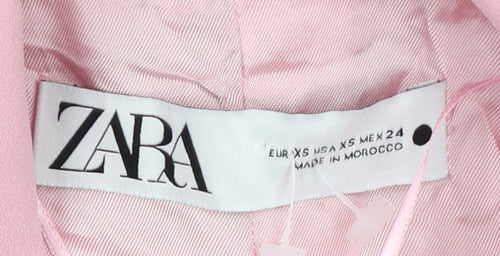 Zara Women's Pink Shawl Lapel Blazer, Size 6