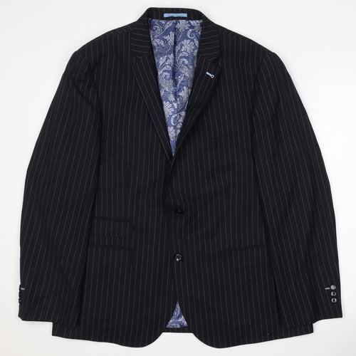 MRK by Mark Slater Men's Black Slim Fit Blazer 46S
