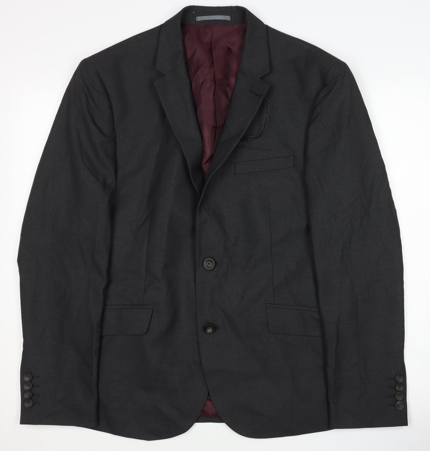 Marks and Spencer Men's Grey Blazer, 40 Short, Jacket