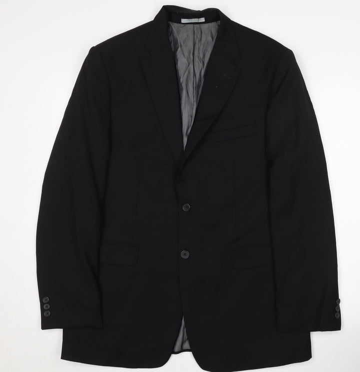 Jack Reid Men's Black Blazer Jacket 40R Formal