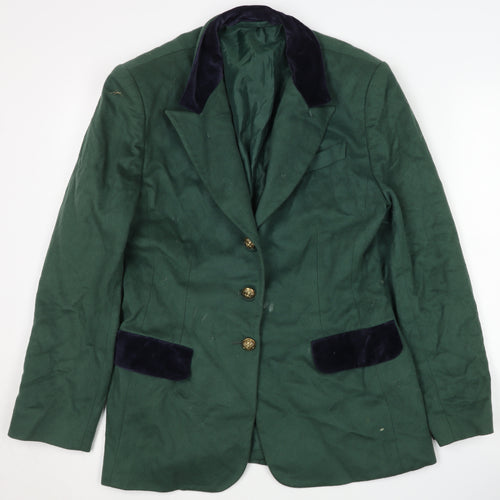 Country Casuals Women's Green Blazer, Size 12