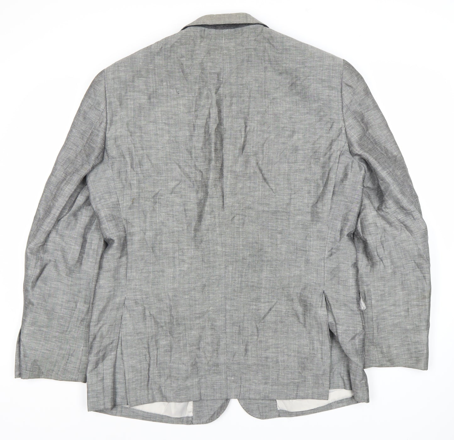 Charles Tyrwhitt Men's Grey Blazer 44R Single-Breasted
