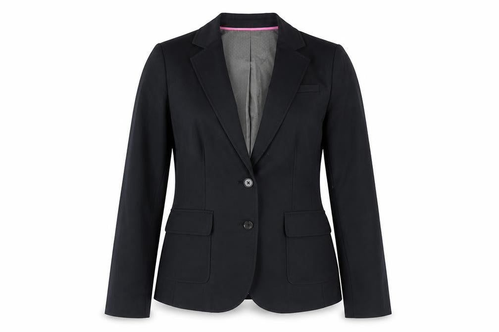 Front view of Banana Republic Women’s, size UK 10, Black Suit Jacket