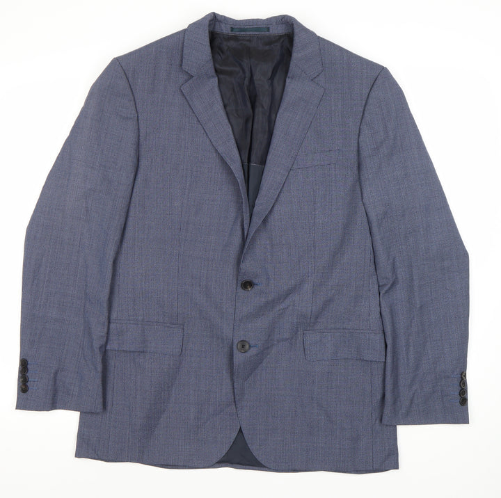 Guabello Men's Regular Blue Blazer Jacket 40R