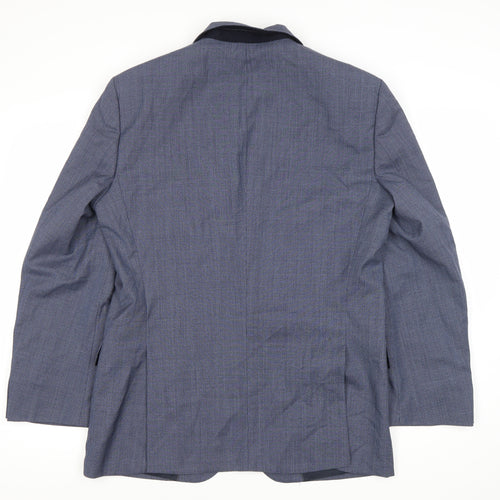 Guabello Men's Regular Blue Blazer Jacket 40R
