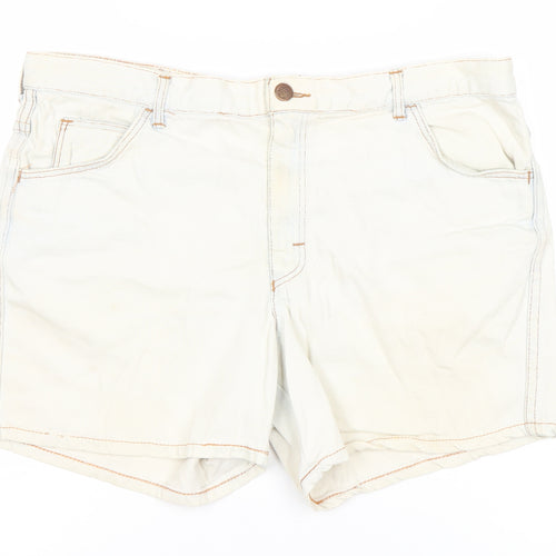 Woolworths Women's Beige Chino Shorts - Size 8