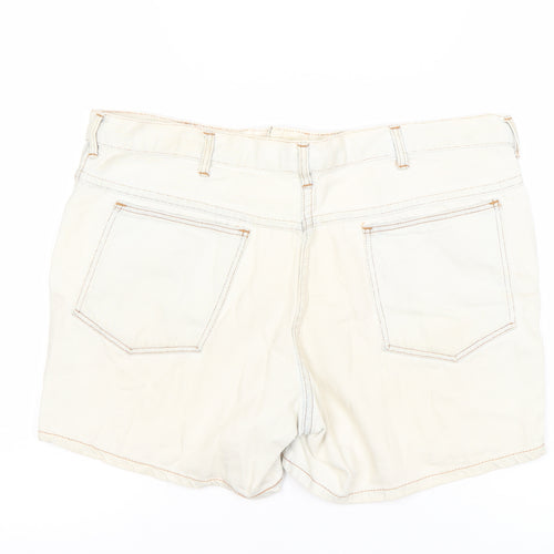 Woolworths Women's Beige Chino Shorts - Size 8