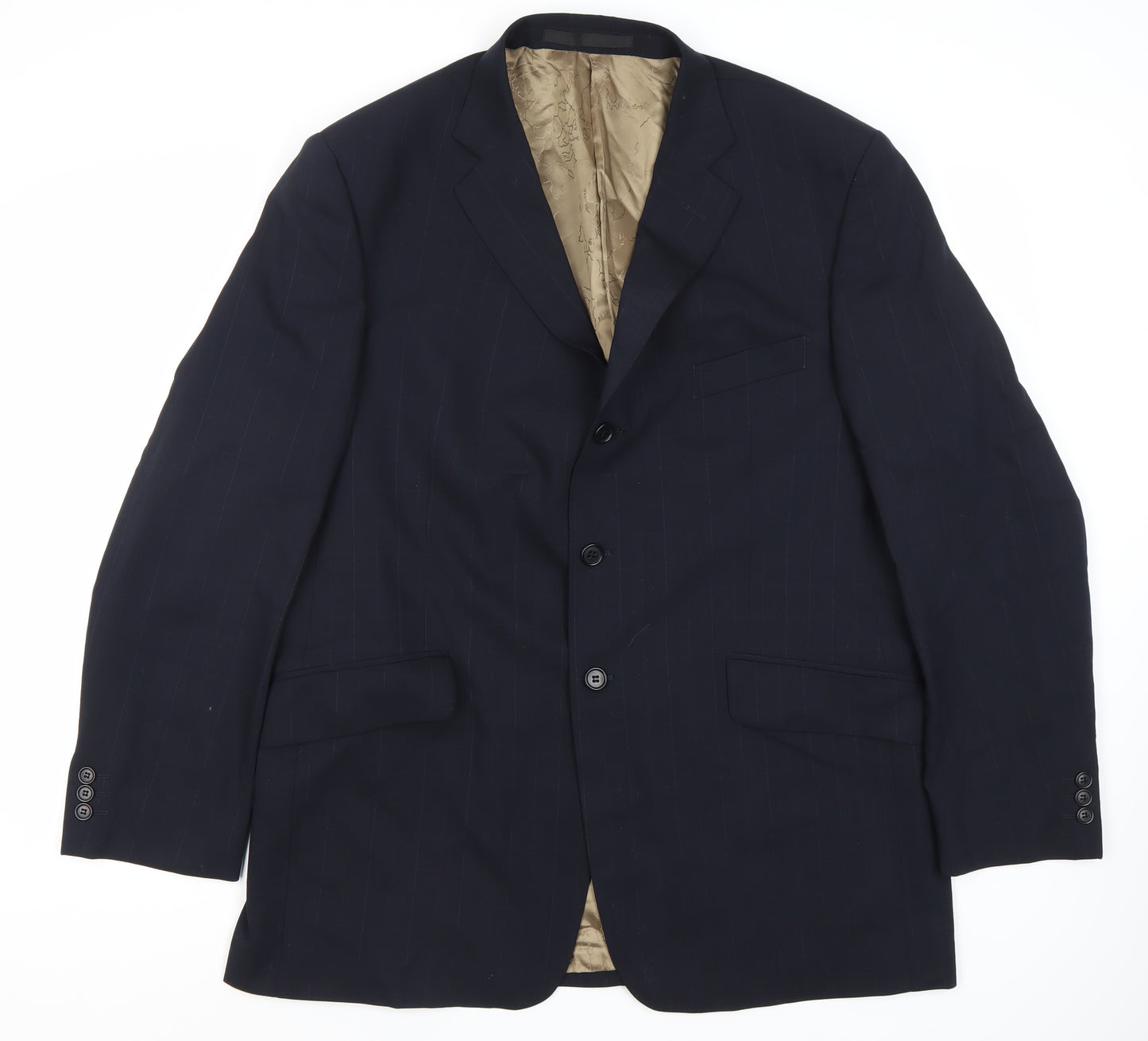 Marks and Spencer Men's Blue Blazer, Size 44 Regular Fit