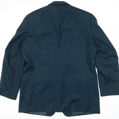 Marks and Spencer Men's Blue Blazer 46L Wool