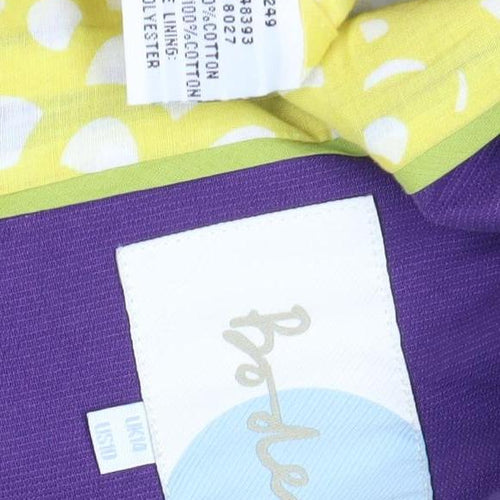 Boden Women’s Purple Blazer Size 10 Notch Lapel