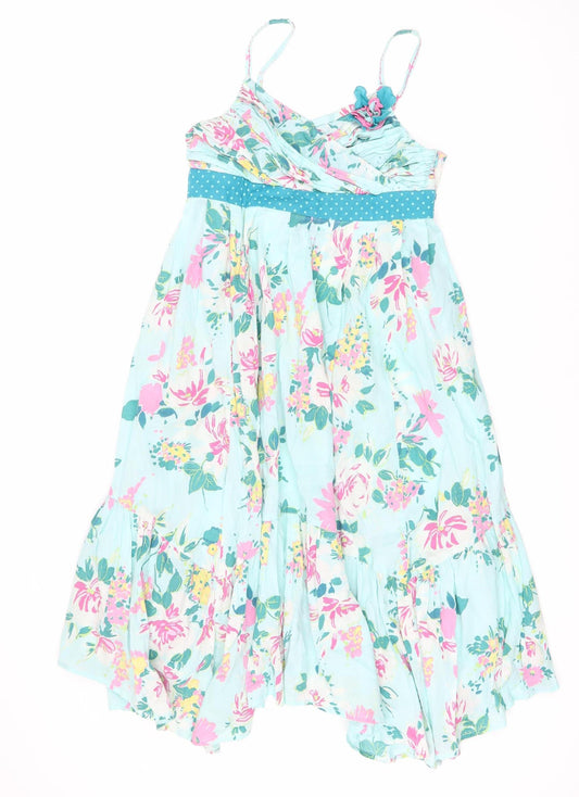 Monsoon Girls Multicoloured A-Line Floral Dress 12-13 Years