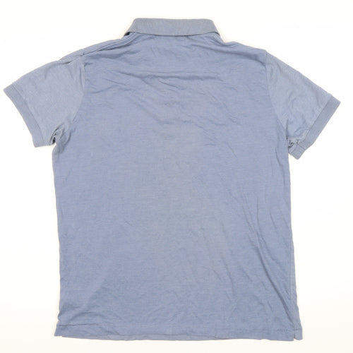 French Connection Men's Blue Polo Shirt Size L