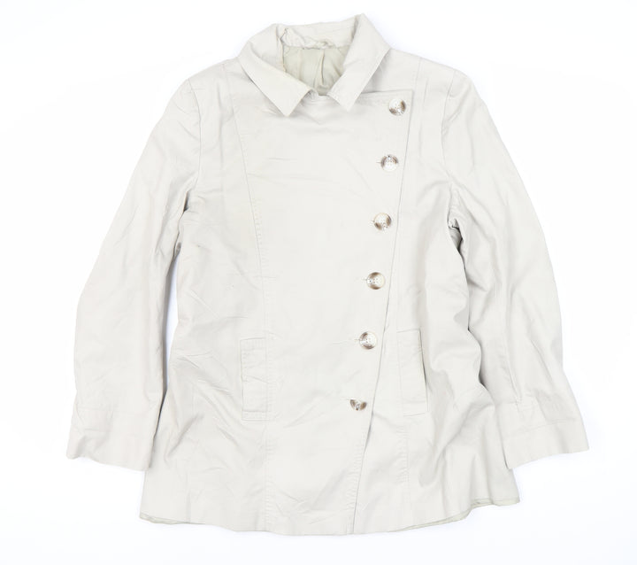 Austin Reed Women’s White Trench Coat Size 14