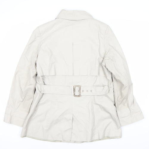 Austin Reed Women’s White Trench Coat Size 14