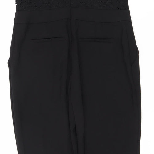 Guess Women's Black Lace Jumpsuit, Size 10, Party Chic