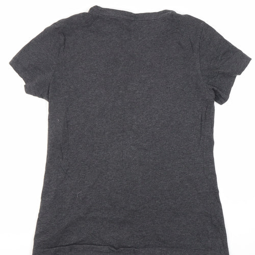 Puma Women's Black Crew Neck T-Shirt, Size S