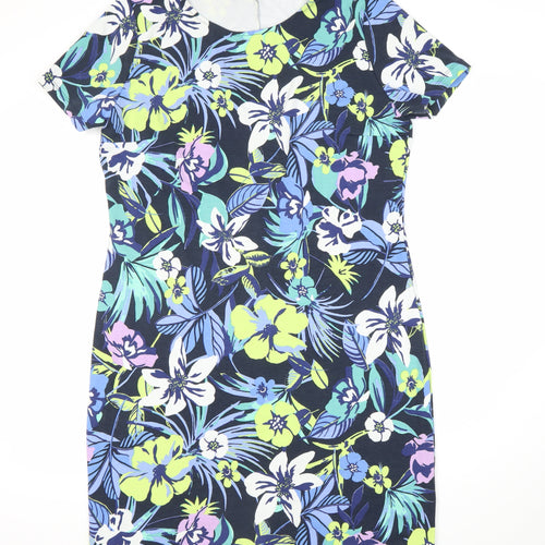 Betty Barclay Women's Multicoloured Floral Sheath Dress Size 14