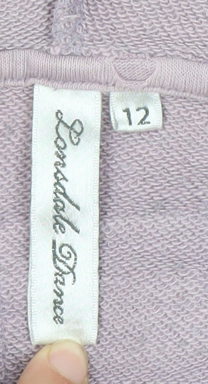 Lonsdale Women's Purple Pullover Hoodie Size 12