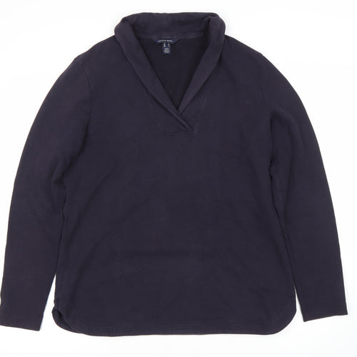 Lands' End Men's Blue Pullover Sweatshirt, Size L