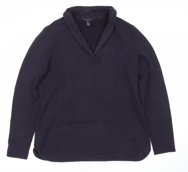 Lands' End Men's Blue Pullover Sweatshirt, Size L