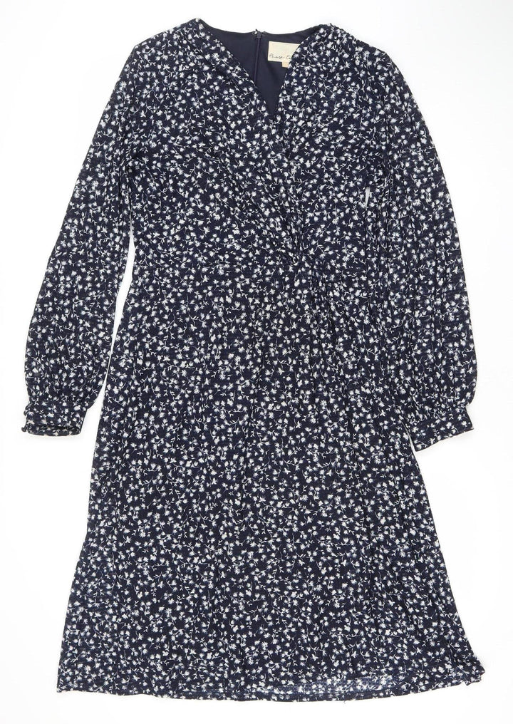 Phase Eight Women's Blue Floral A-Line Dress