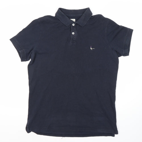 Jack Wills Men's M Blue Polo Shirt - Short Sleeves