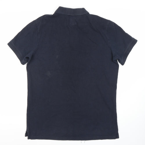 Jack Wills Men's M Blue Polo Shirt - Short Sleeves