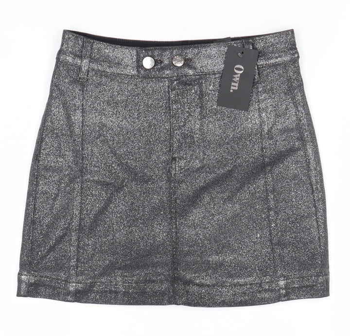 Own Women's Black Short Skirt Size 8 Party Wear