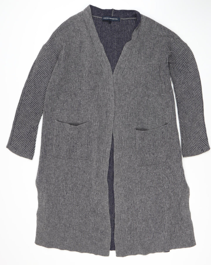 French Connection Women's Grey Cardigan, Size S, Autumn/Winter