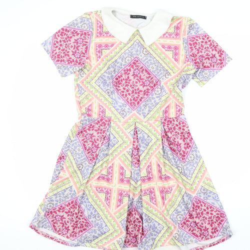 GSD London Women's Multicoloured A-Line Dress, Size 12